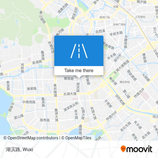 湖滨路 map