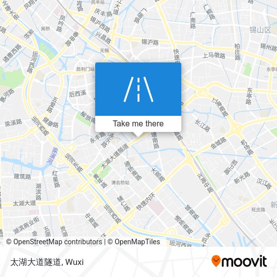 太湖大道隧道 map