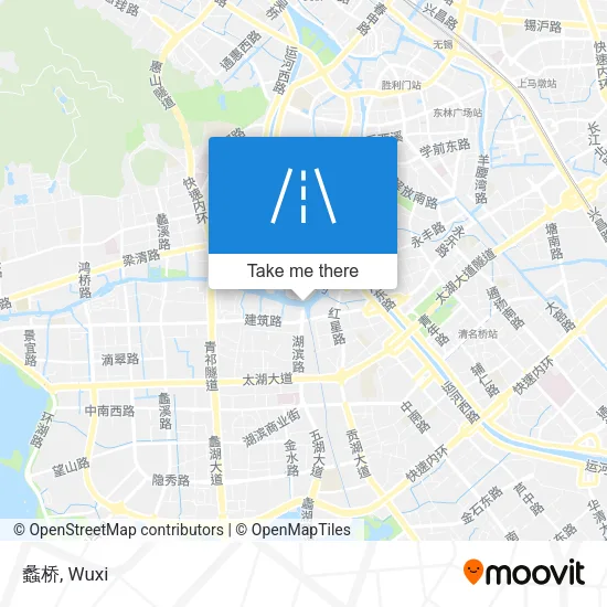 蠡桥 map