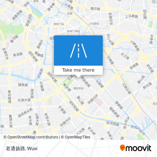 老通扬路 map