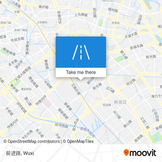 前进路 map