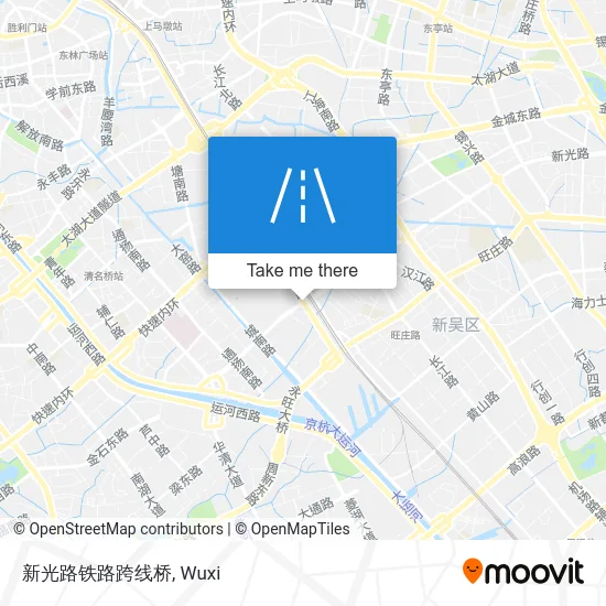 新光路铁路跨线桥 map
