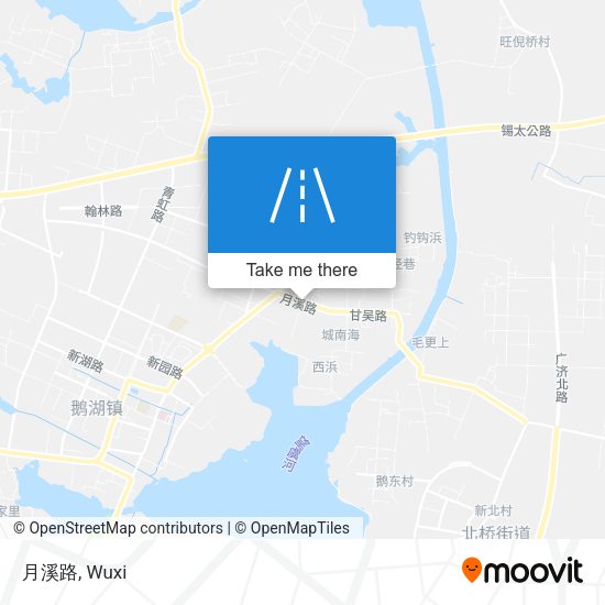 月溪路 map