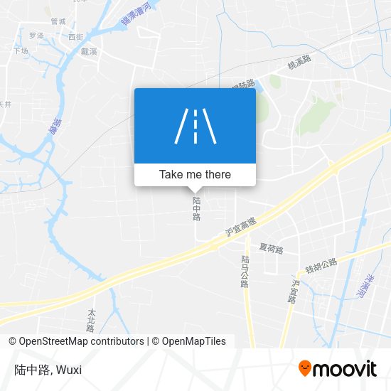 陆中路 map