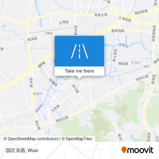 园区东路 map