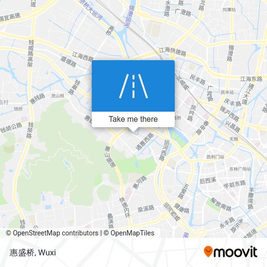 惠盛桥 map