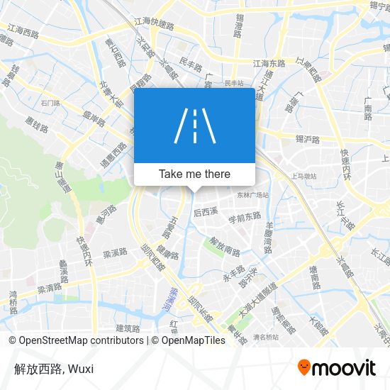 解放西路 map