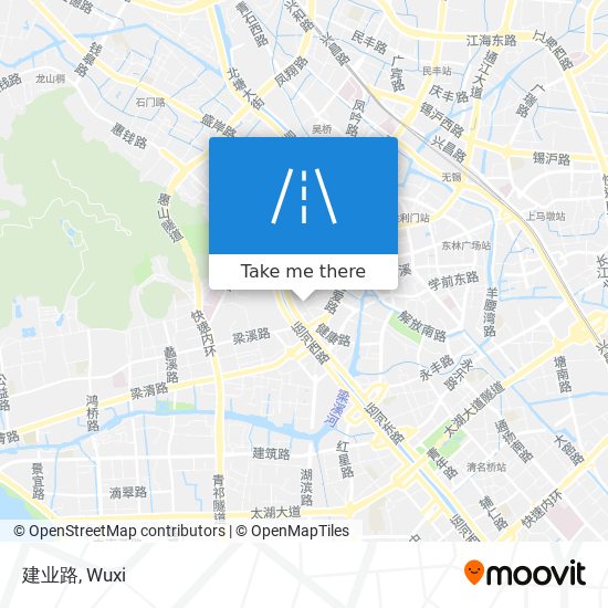 建业路 map