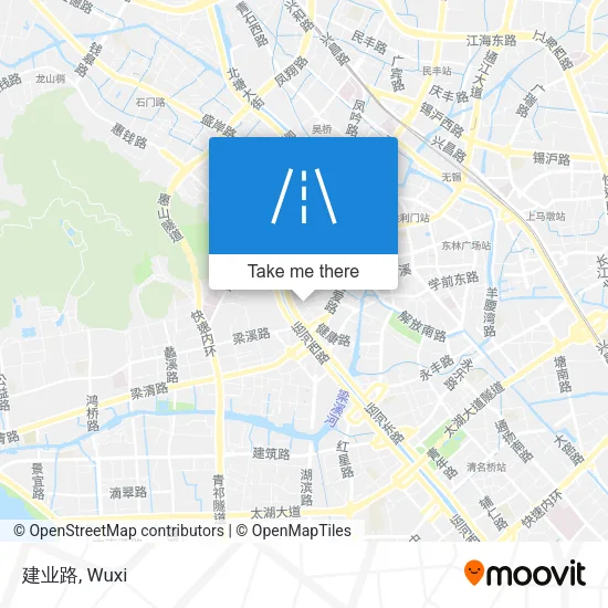 建业路 map