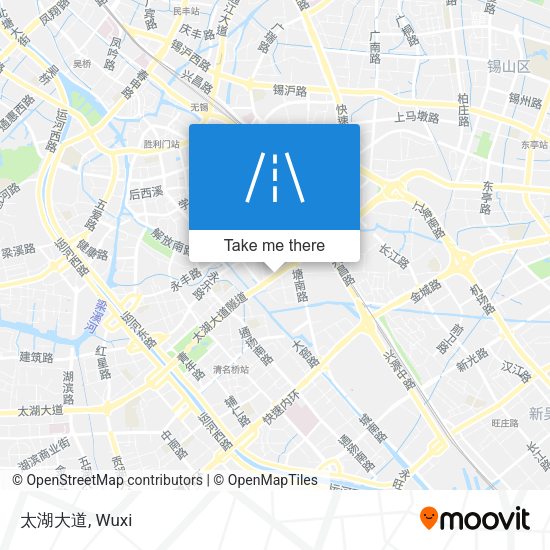 太湖大道 map