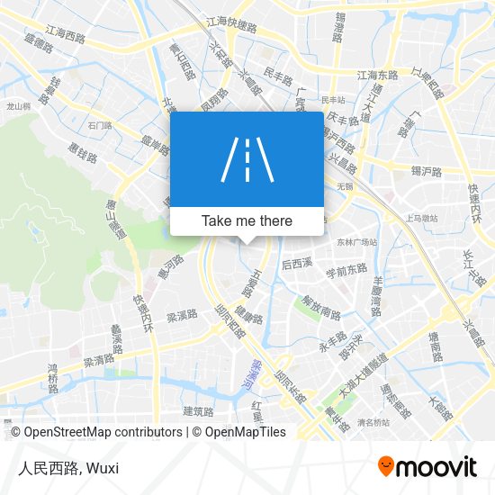 人民西路 map