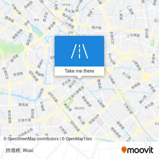 跨塘桥 map