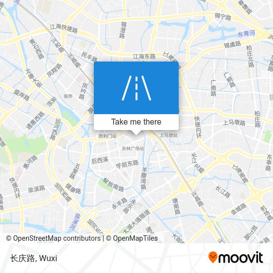 长庆路 map