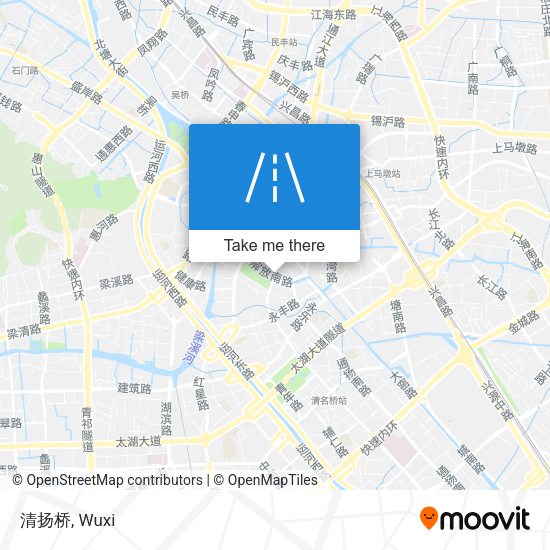 清扬桥 map