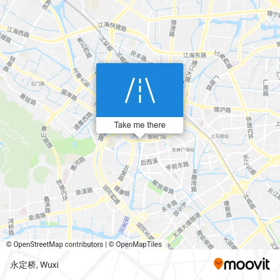 永定桥 map