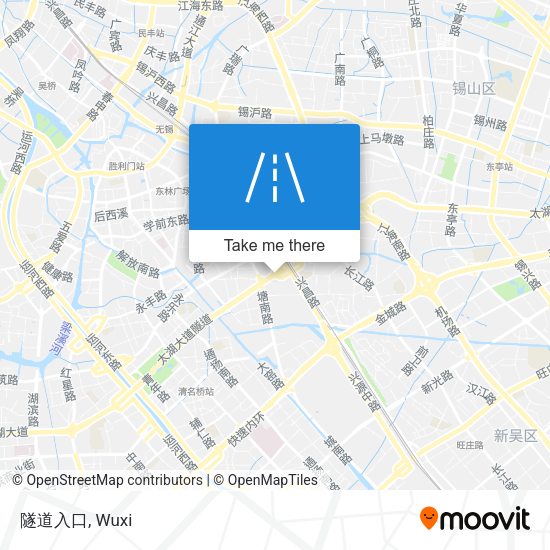 隧道入口 map