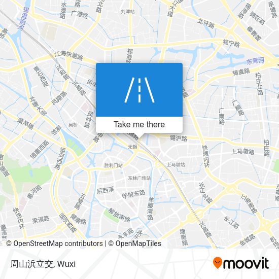 周山浜立交 map