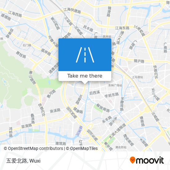 五爱北路 map