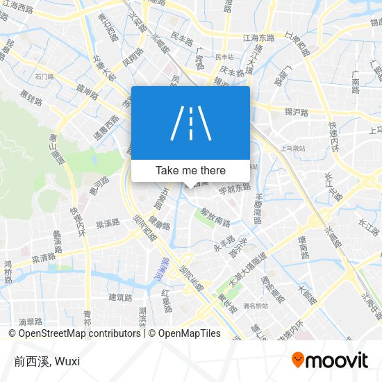 前西溪 map