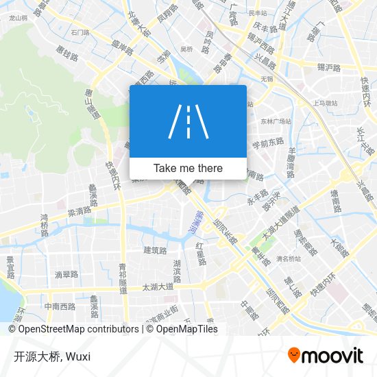 开源大桥 map