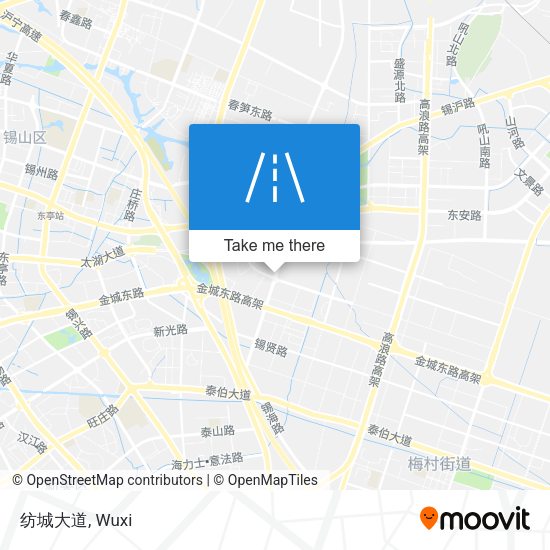 纺城大道 map