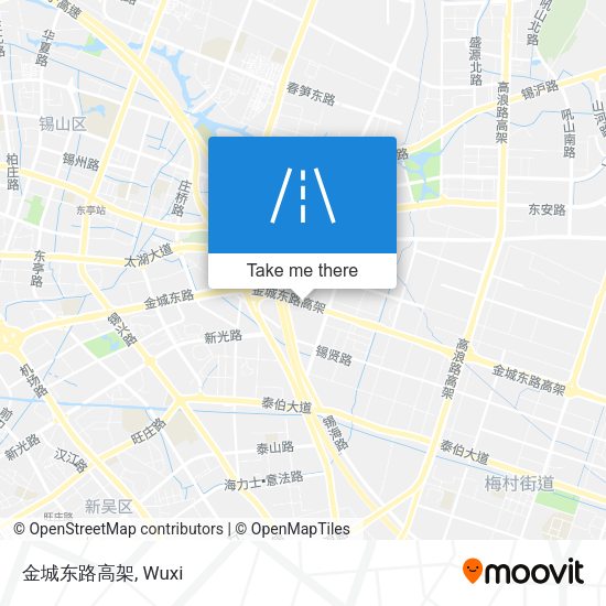 金城东路高架 map