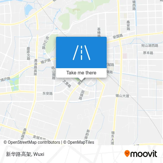 新华路高架 map