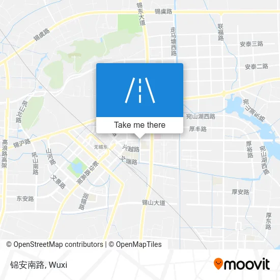 锦安南路 map