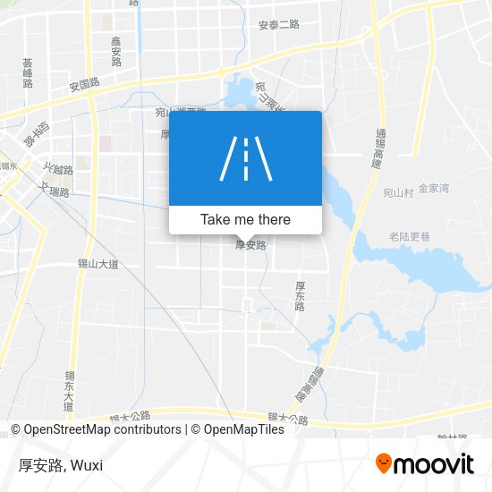 厚安路 map