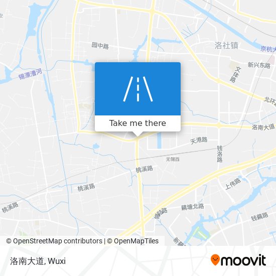 洛南大道 map