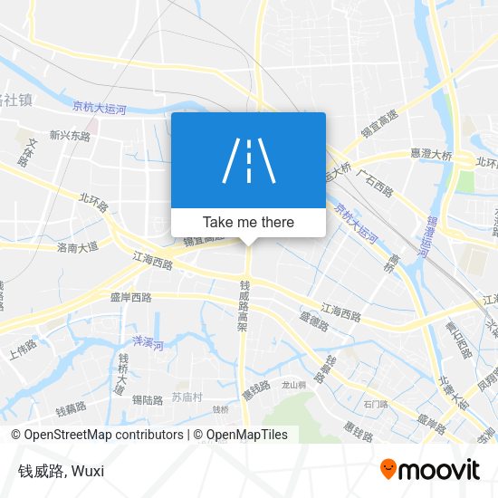钱威路 map