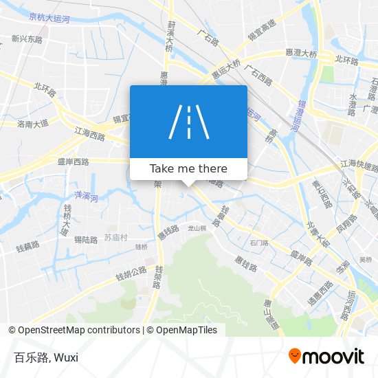 百乐路 map