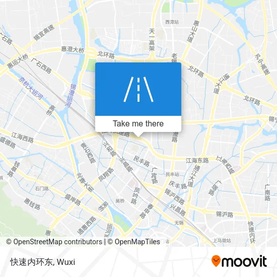 快速内环东 map