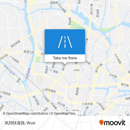 凤翔快速路 map