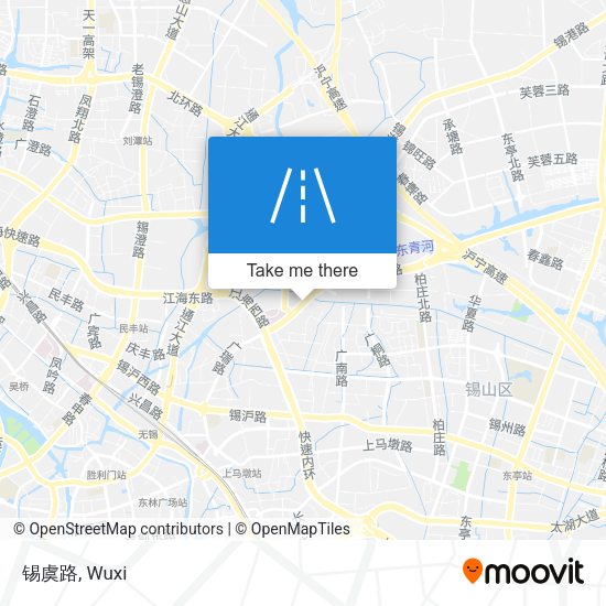 锡虞路 map