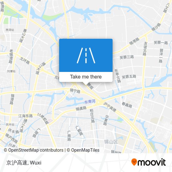 京沪高速 map