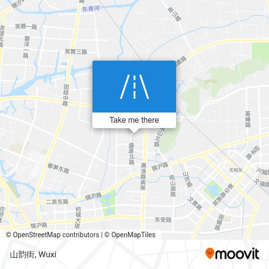 山韵街 map