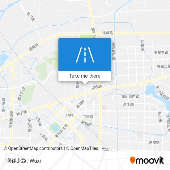 润锡北路 map
