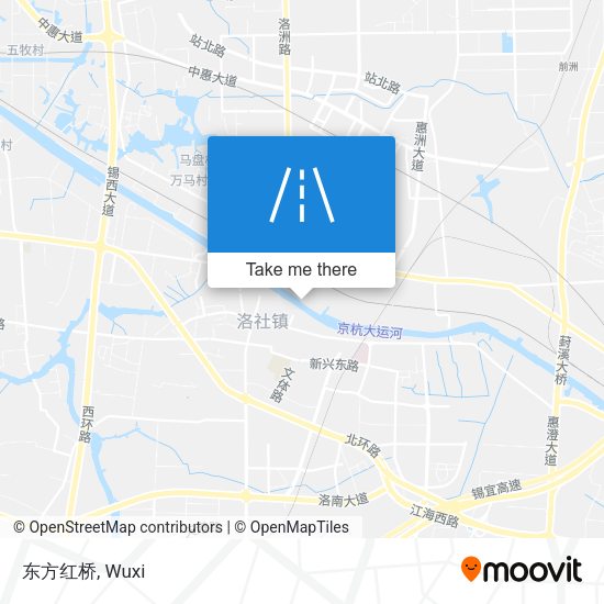 东方红桥 map