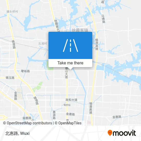 北惠路 map
