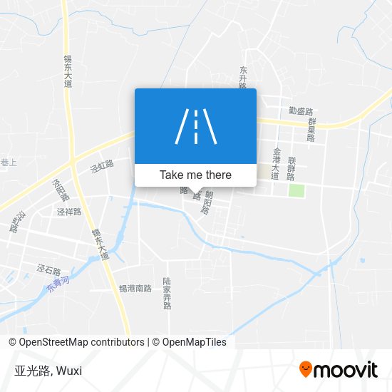 亚光路 map