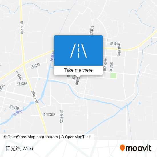 阳光路 map