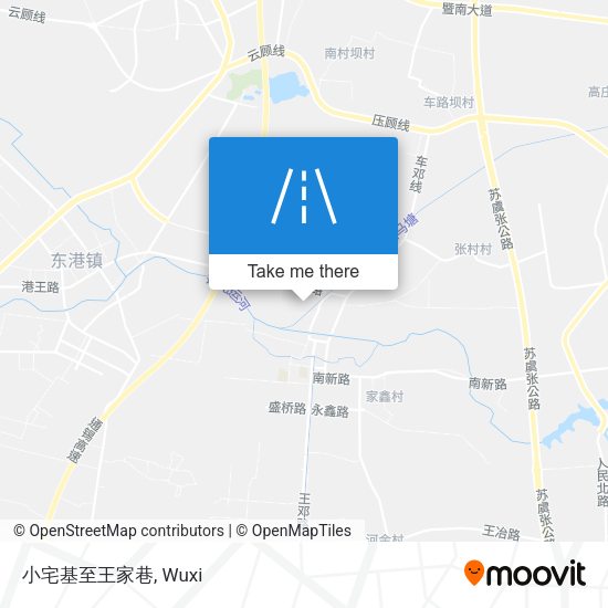 小宅基至王家巷 map
