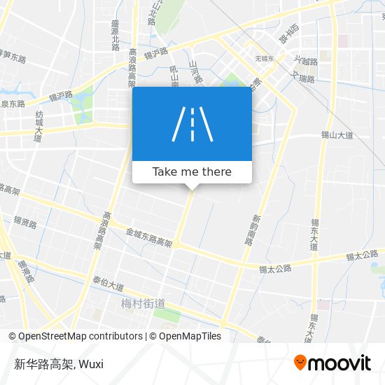 新华路高架 map