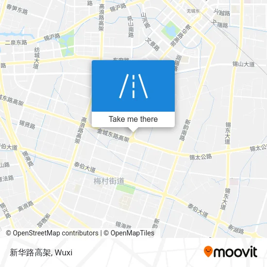 新华路高架 map