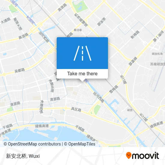 新安北桥 map