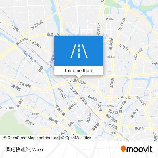 凤翔快速路 map