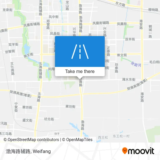 渤海路辅路 map