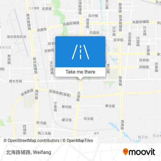 北海路辅路 map