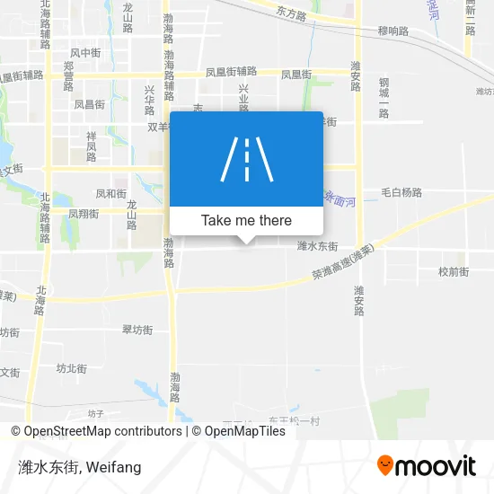 潍水东街 map